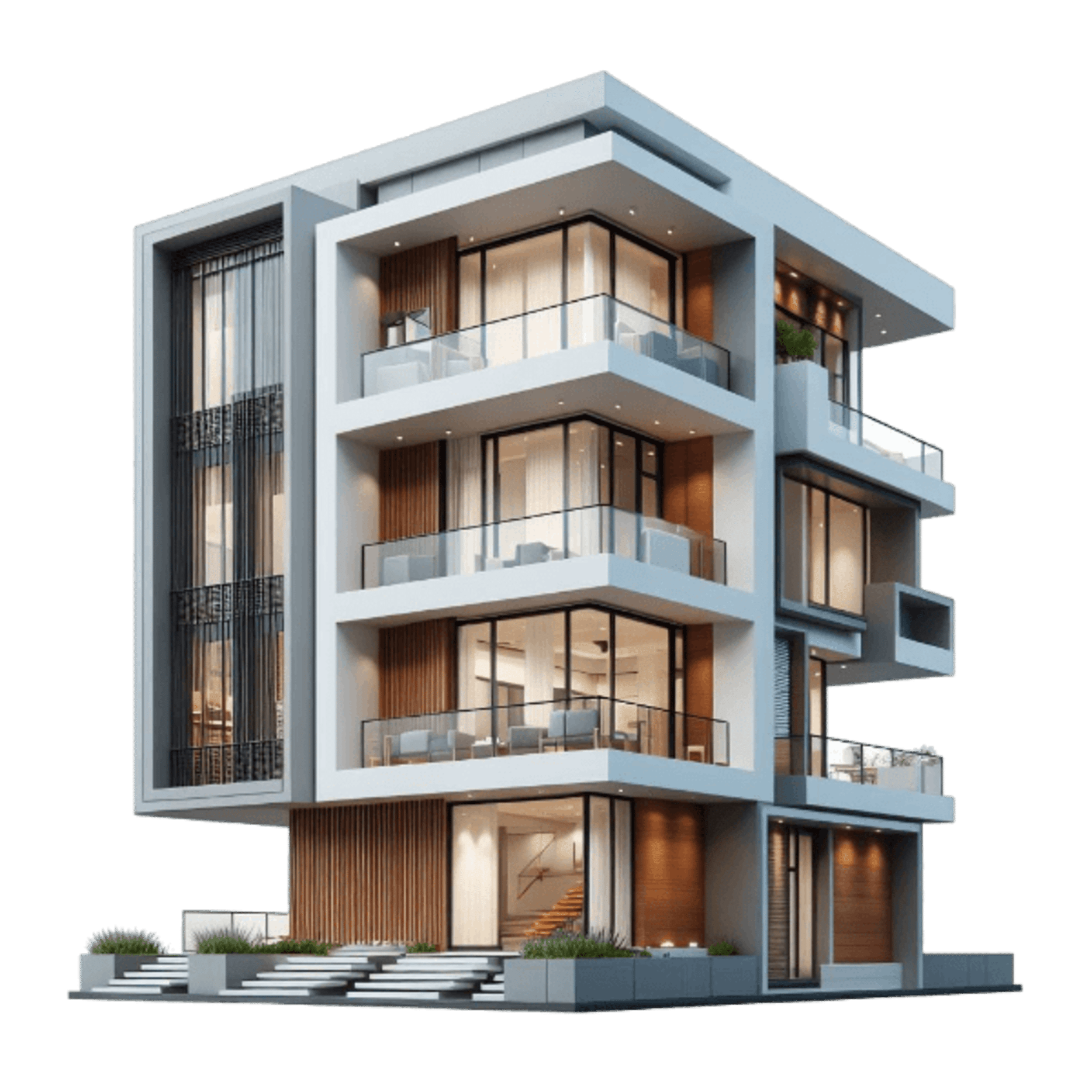 —Pngtree—luxury modern house isolated on_15463899